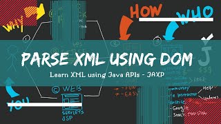 01 Parse XML using JAXP  DOM بالعربى [upl. by Ainslie]