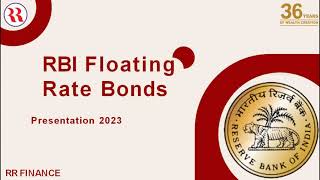 Invest in RBI Floating Rate bonds and earn attractive return  RR Finance [upl. by Hetty]