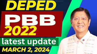 DEPED PBB 2022 LATEST UPDATE  MARCH 2 2024 [upl. by Ahsat]