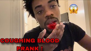 coughing blood prank on my friends [upl. by Hoeve979]