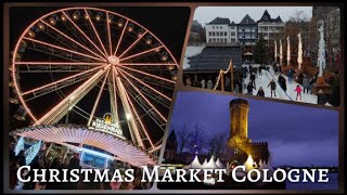 🎄🇩🇪 Christmas Market in Cologne  Germany 🇩🇪🎄 [upl. by Leda438]