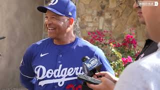 2024 Dodgers Spring Training Dave Roberts shares updates on Walker Buehler Ohtani amp Yamamoto [upl. by Zizaludba]