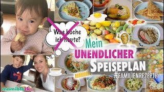 Mein unendlicher Speiseplan 😋🍴  Das komplette Konzept 🙌🏼 mamiblock [upl. by Aciria]