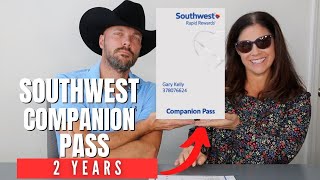 FLY FOR FREE How to Get a Southwest Companion Pass for TWO YEARS [upl. by Ahsiemak]