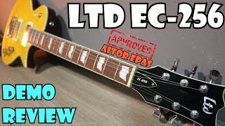 LTD EC 256 By ESP  DEMO REVIEW guitarra calidad precio [upl. by Olbap]