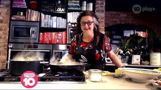 Masterchef Australia Julie Goodwin’s Pasta Boscaiola Recipe  Studio 10 [upl. by Iadahs]