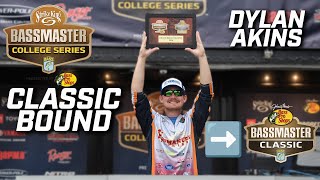 Dylan Akins wins 2024 Bassmaster College Classic Bracket at Tims Ford [upl. by Boyt47]