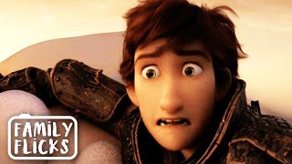 Hiccup Saves Toothless  How To Train Your Dragon 3 2019  Family Flicks [upl. by Nosiaj]