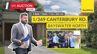 Live Auction  1269 Canterbury Road Bayswater North  Auction Results Melbourne [upl. by Ettenil]