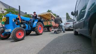 Oldtimer Traktor Treffen Berbersdorf 26052024 Ausfahrt der Fahrzeuge [upl. by Apul]