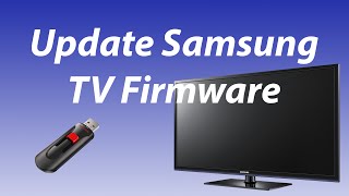 How To Upgrade Software Version on a Samsung TV NonSmartTV [upl. by Ingeberg]