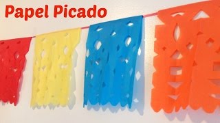 How to Make Papel Picado Mexican Streamers [upl. by Aiksa118]