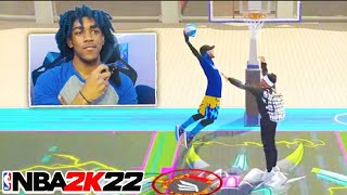 NBA2K22 ULTIMATE POSTERIZER DUNK CONTEST BEST SLASHER BUILDS ON NBA 2K22 CRAZY CONTACT DUNKS [upl. by Anitel]