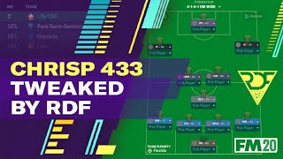 69 GOALS BETWEEN THE FRONT 3 RDF Tweaks ChrisP 433  FM20 Tactics [upl. by Gaultiero]