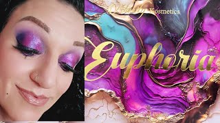 EUPHORIA PALETTE  KLARITY KOSMETICS  REVIEW GRWM TUTORIAL klaritykosmetics [upl. by Nirak]