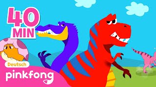 Wir sind die Dinosaurier  Dinolied  Baby Shark Deutsch  Pinkfong Baby Hai Kinderlieder [upl. by Chemar]