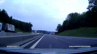 E430 240kmh almost crash [upl. by Stambaugh672]