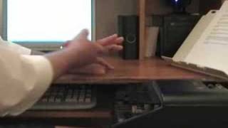 Basic Hand Posture on the Steno Machine [upl. by Yelhsa]