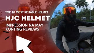 HJC Helmet Impression na may konting Review  CS 15 Trion [upl. by Nibram395]