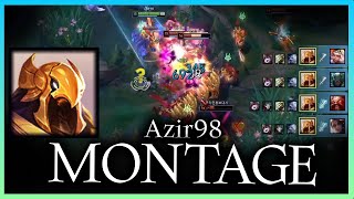 벽을 관통하는 아지르 궁잡기술 ㅣ Azir98 MONTAGE [upl. by Cutter850]