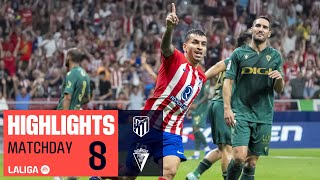 Resumen de Atlético de Madrid vs Cádiz CF 32 [upl. by Brass]