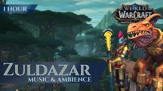 Zuldazar  Music amp Ambience 1 hour 4K World of Warcraft Battle for Azeroth aka BfA [upl. by Kotta431]