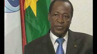 HLS08 President of Burkina Faso HE Mr Blaise Compaoré [upl. by Attelrak]