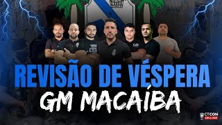 REVISÃO DE VÉSPERA  GUARDA MUNICIPAL DE MACAÍBA  CTCON ONLINE [upl. by Anuska]