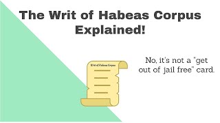 What is Habeas Corpus And How Does it Work This Video Explains [upl. by Dduj159]