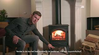 Dovre 540W  Gietijzeren houtkachel  HAVÉ Verwarming [upl. by Perretta]