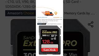 REVIEW SanDisk 128GB Extreme PRO SDXC UHSI Card  SD Card [upl. by Ermanno]