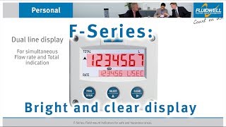 FSeries Bright and clear display [upl. by Eidob]