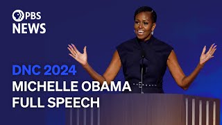 WATCH Michelle Obama speaks at 2024 Democratic National Convention  2024 DNC Night 2 [upl. by Nithsa]