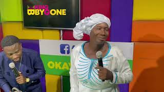 Cecilia Marfo and Brother Sammy perform ‘Washaway Say and Hivi Glory to the Lord’ on Okay Fm [upl. by Arahas315]