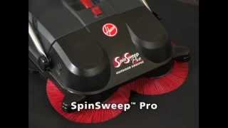 Hoover® Commercial SpinSweep 18quot Pro Outdoor Sweeper Introduction [upl. by Silado725]