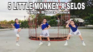 5 Little Monkey X Selos  Tiktok trending dance  Budots Remix AnnicaTamo7 [upl. by Ejroj]