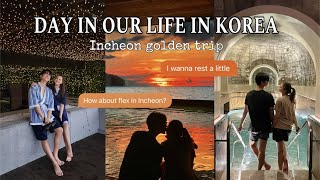 🇰🇷KOREA VLOG  A day in our life in INCHEON KOREA  Taking a rest Korean Vibes Near Seoul City [upl. by Beauregard]