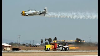 SHOCKWAVE 36000 HORSEPOWER JET TRUCK V PLANE 4k [upl. by Aleda]