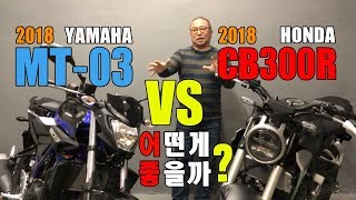 어떤 바이크를 선택해야 암 걸리지 않을까 MT03 VS CB300R 오토바이 시승 비교 [upl. by Aehsan261]