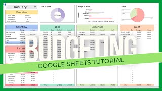 Digital Google Sheets Budget Planner [upl. by Aracaj]