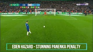 Eden Hazard  Stunning Panenka Penalty Goal Against Manchester City [upl. by Stephens]