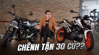 Husqvarna Svartpilen 200 vs KTM 200 Duke Tại sao lại chênh nhau tận 30 triệu  Đường 2 Chiều [upl. by Cummings]