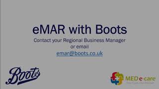 Boots amp MED ecare eMAR Demo [upl. by Saberio]