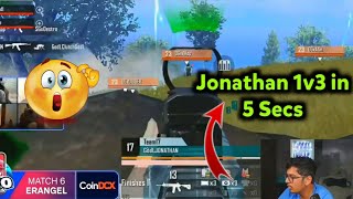 Jonathan 1v3 in 5 Secs  Jonathan lose 1v1 😕 Mortal Shocked [upl. by Lebar]