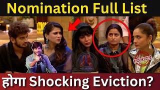 Bigg Boss 17 Nominations Full List क्या होगा Shocking Eviction बड़ा नाम होगा बेघर [upl. by Artemisia]