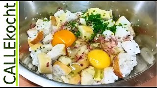 Perfekte Semmelknödel zubereiten und kochen  Omas Rezept einfach selber machen [upl. by Llemart]