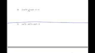 Solving Trigonometric Equations Part 4 [upl. by Esirtal689]