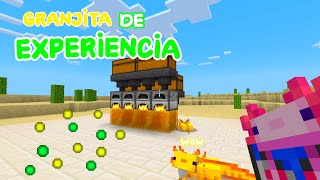 Pequeña Granja automática de experiencia Super Fácil de hacer para tu survival en MINECRAFT [upl. by Llerred256]