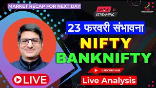 23 Feb 2024 Nifty Banknifty Analysis  Market Recap For Next Day  Pre Market Analysis  Nifty50 [upl. by Yatnuahs]