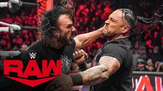 Raw’s most shocking moments Raw highlights Jan 15 2024 [upl. by Anaehs]